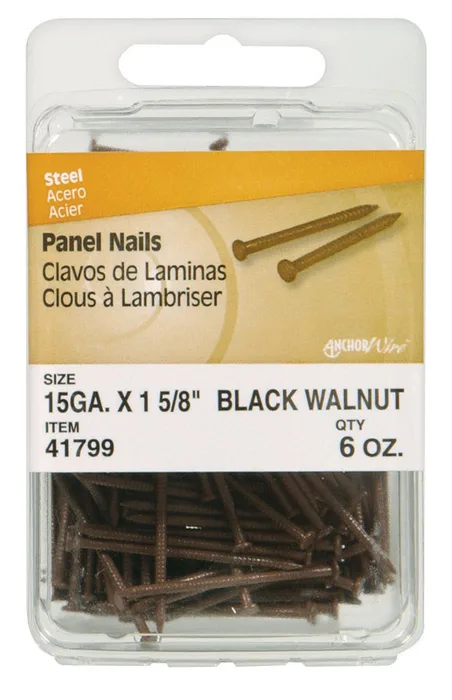 HILLMAN Anchor Wire 1-5/8 in. Panel Coated Steel Nail Flat Head 6 oz (Pack of 5)