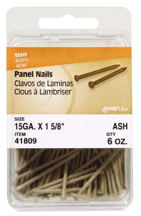 HILLMAN Anchor Wire 1-5/8 in. Panel Coated Steel Nail Flat Head 6 oz (Pack of 5)