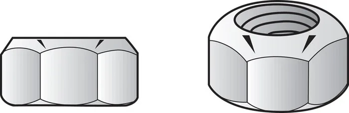 HILLMAN 1/4 in. Zinc-Plated Steel USS Nylon Lock Nut 1 pk (Pack of 10)