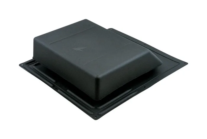 Air Vent 14.9 in. H X 16.6 in. W X 28 in. L X 9 in. D Black Plastic Roof Vent (Pack of 6)