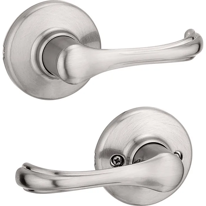 Kwikset Dorian Satin Nickel Passage Lockset 1-3/4 in.