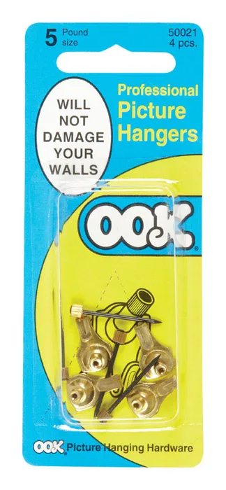 HILLMAN OOK Professional Picture Hanger 5 lb 4 pc