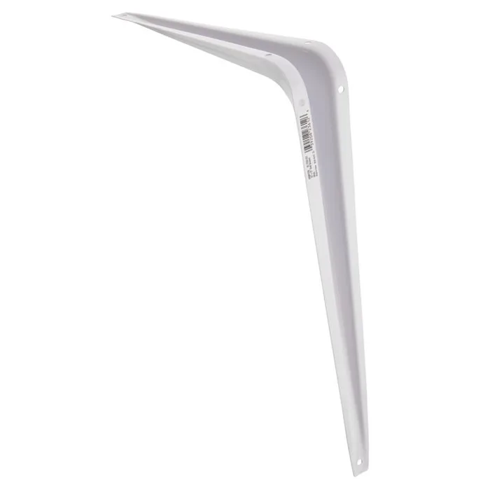 Hampton White Steel Shelf Support 18 Ga. 10 in. L 100 lb (Pack of 10)