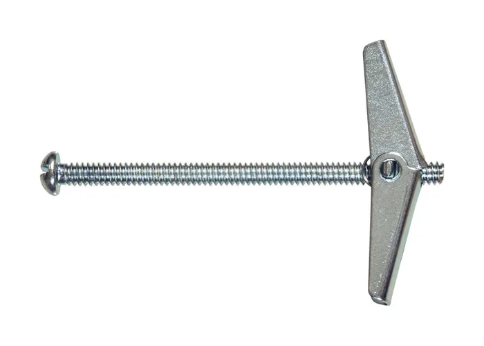 HILLMAN 3/8 in. D X 4 in. L Round Zinc-Plated Steel Toggle Bolt 1 pk
