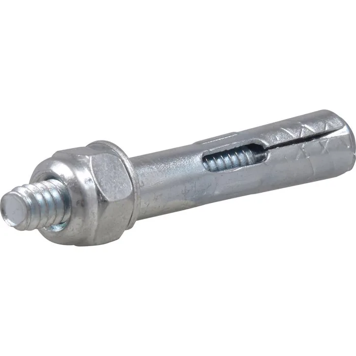 HILLMAN 1/4 in. D X 1-3/8 in. L Steel Hex Head Sleeve Anchors 50 pc