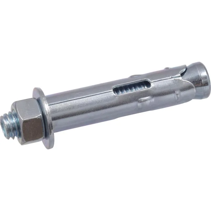 HILLMAN 1/2 in. D X 2-1/4 in. L Steel Hex Head Sleeve Anchors 15 pc