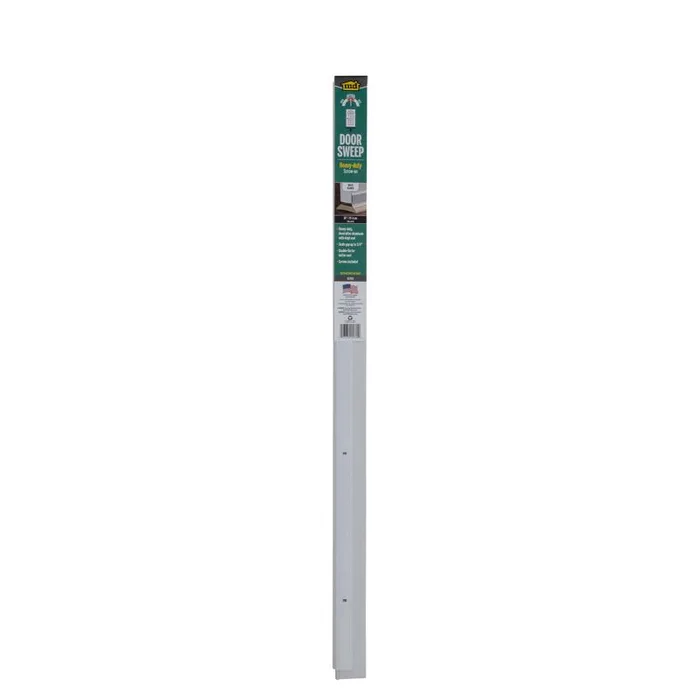 M-D Building Products White Aluminum/Vinyl Sweep For Doors 36 in. L X 2.13 in.