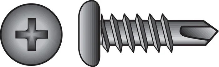 HILLMAN No. 6 Ga. X 3/8 in. L Phillips Pan Head Sheet Metal Screws 1 pk