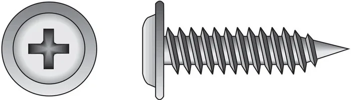HILLMAN No. 8 Ga. X 9/16 in. L Phillips Truss Head Sheet Metal Screws 100 pk