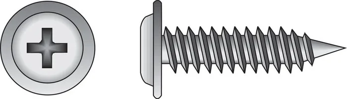 HILLMAN No. 8 Ga. X 3/4 in. L Phillips Truss Head Sheet Metal Screws 100 pk