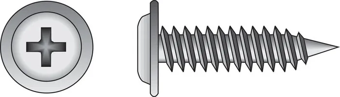 HILLMAN No. 8 Ga. X 1-1/4 in. L Phillips Truss Head Sheet Metal Screws 100 pk
