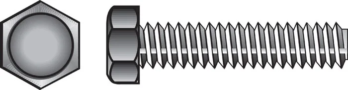 HILLMAN 5/16 in. D X 3 in. L Zinc Plated Steel Hex Tap Bolt 100 pk