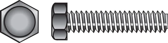 HILLMAN 3/8 in. D X 4 in. L Zinc Plated Steel Hex Tap Bolt 50 pk