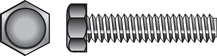 HILLMAN 1/2 in. D X 5 in. L Zinc Plated Steel Hex Tap Bolt 25 pk