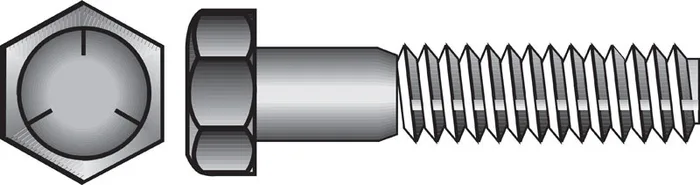 HILLMAN 1/2 in. D X 12 in. L Heat Treated Zinc Steel Hex Head Cap Screw 25 pk