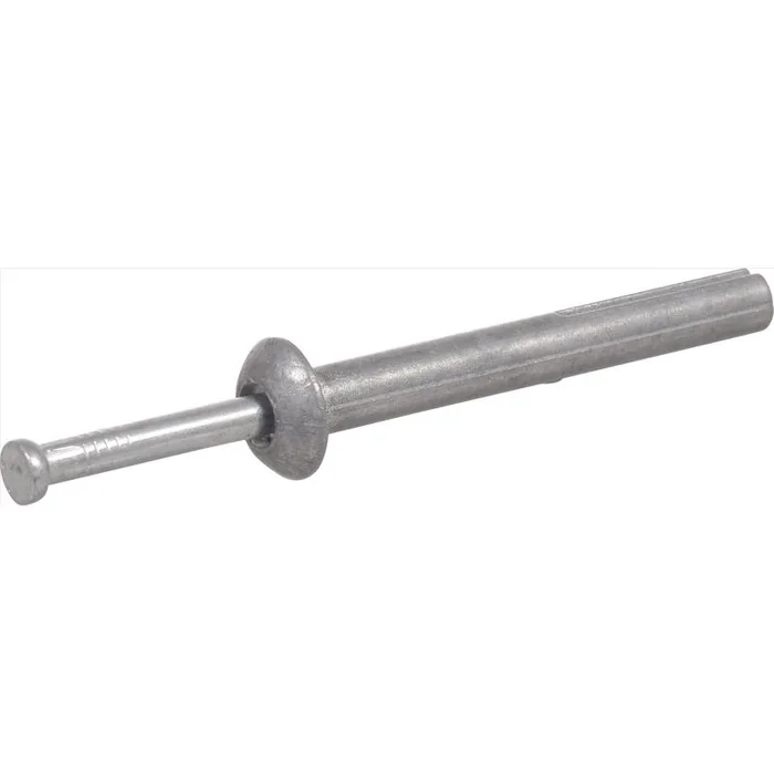 HILLMAN 1/4 in. D X 2 in. L Zinc Round Head Hammer Drive Anchor 100 pc