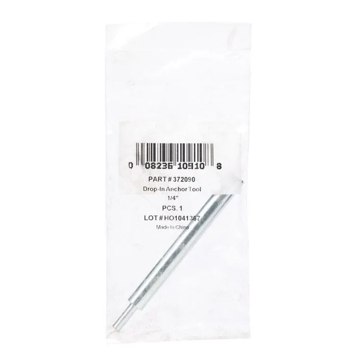 HILLMAN 1/4 in. D X 4.125 in. L Carbon Steel Round Head Setting Tool Drop-In Anchor 1 pk