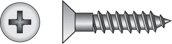 HILLMAN No. 12 X 1-1/2 in. L Phillips Zinc-Plated Coarse Wood Screws 50 pk (Pack of 5)