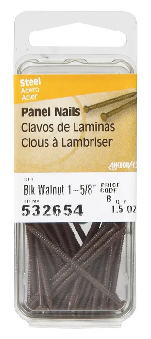 HILLMAN Anchor Wire 1-5/8 in. Panel Steel Nail Large Head (Pack of 6)