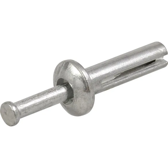HILLMAN 1/4 in. D X 1 in. L Zinc Round Head Hammer Drive Anchor 16 pk (Pack of 5)