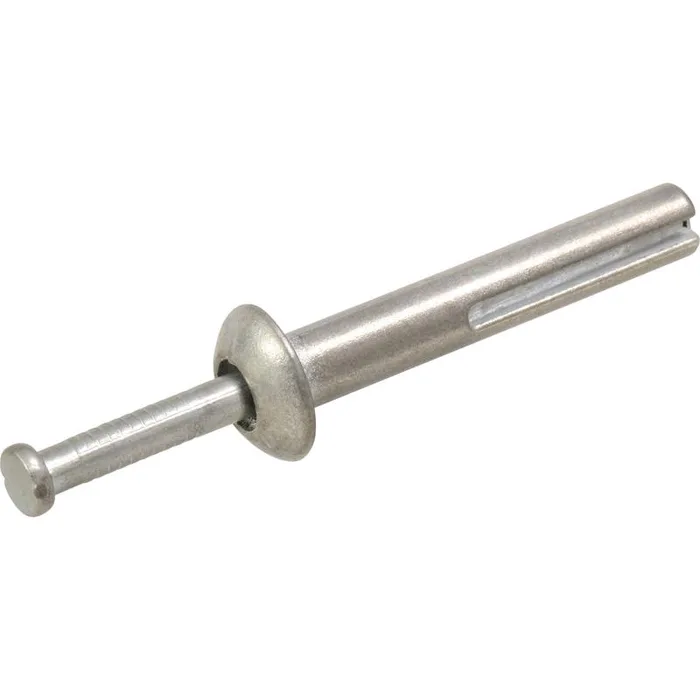 HILLMAN 1/4 in. D X 1-1/2 in. L Zinc Round Head Hammer Drive Anchor 12 pk (Pack of 5)