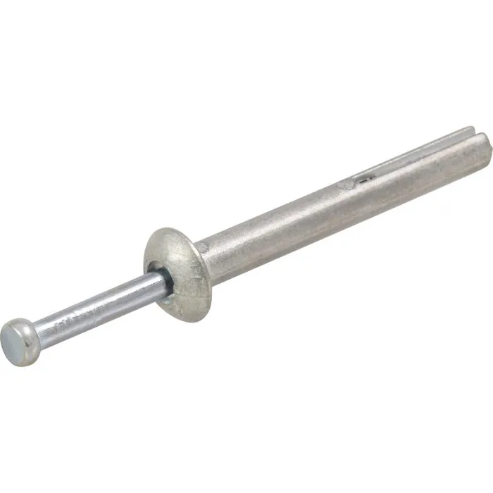 HILLMAN 1/4 in. D X 2 in. L Zinc Round Head Hammer Drive Anchor 10 pk (Pack of 5)
