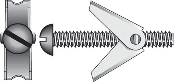 HILLMAN 3/16 in. D X 3 in. L Round Zinc-Plated Steel Toggle Bolt 2 pk (Pack of 10)