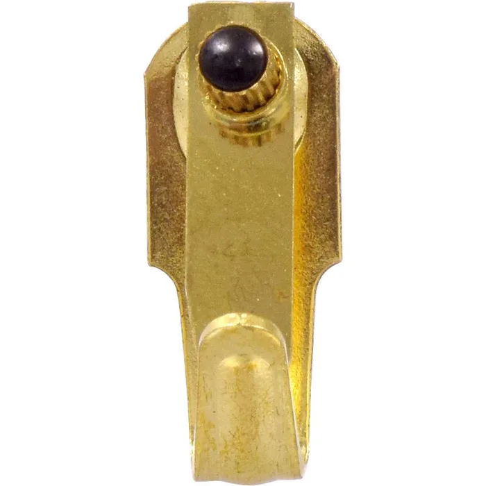 HILLMAN Brass-Plated Gold Safety All Purpose Hanger 20 lb 3 pk (Pack of 10)