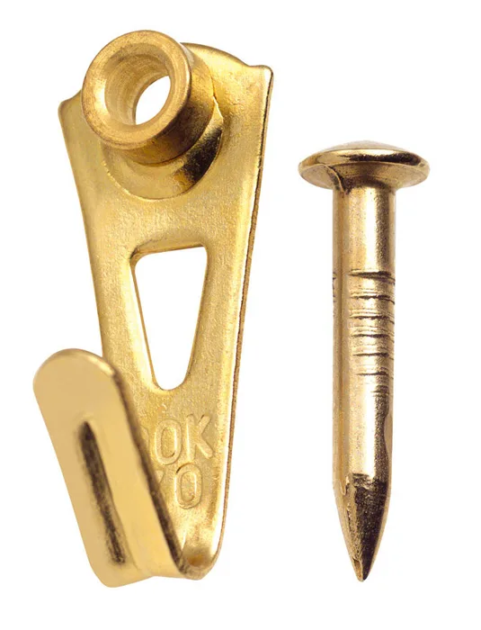 OOK Gold Brick Picture Hanger 30 lb 1 pk