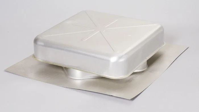 Air Vent 3.6 in. H X 15 in. W X 16 in. L White Aluminum Roof Vent (Pack of 6)