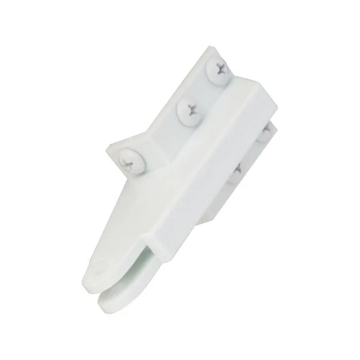 Wright White Plastic Bracket 1 pk