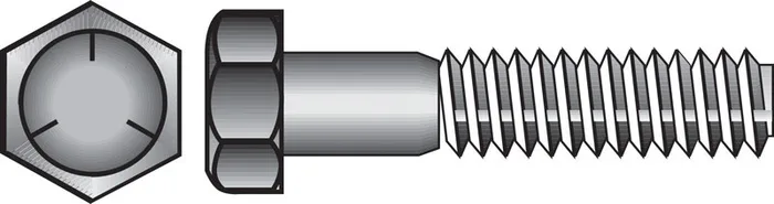 HILLMAN 5/8 in. D X 7 in. L Heat Treated Zinc Steel Hex Head Cap Screw 1 pk