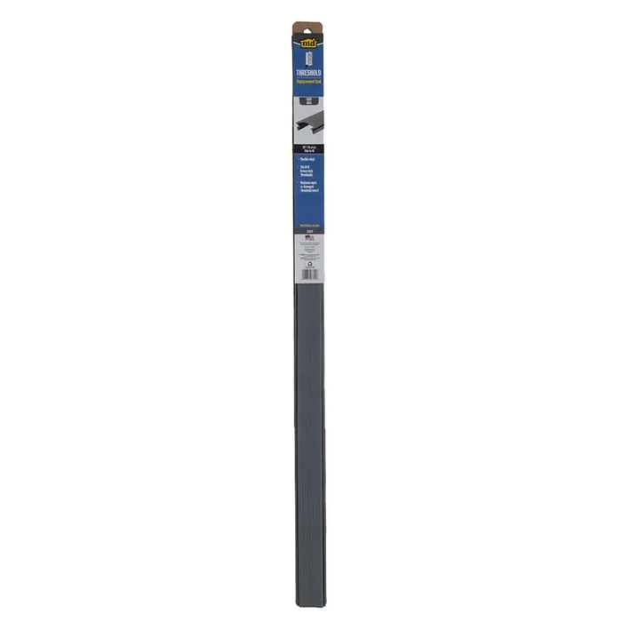 M-D Building Products 0.75 in. H X 1.5 in. W X 36 in. L Vinyl Threshold Replacement Insert Gray