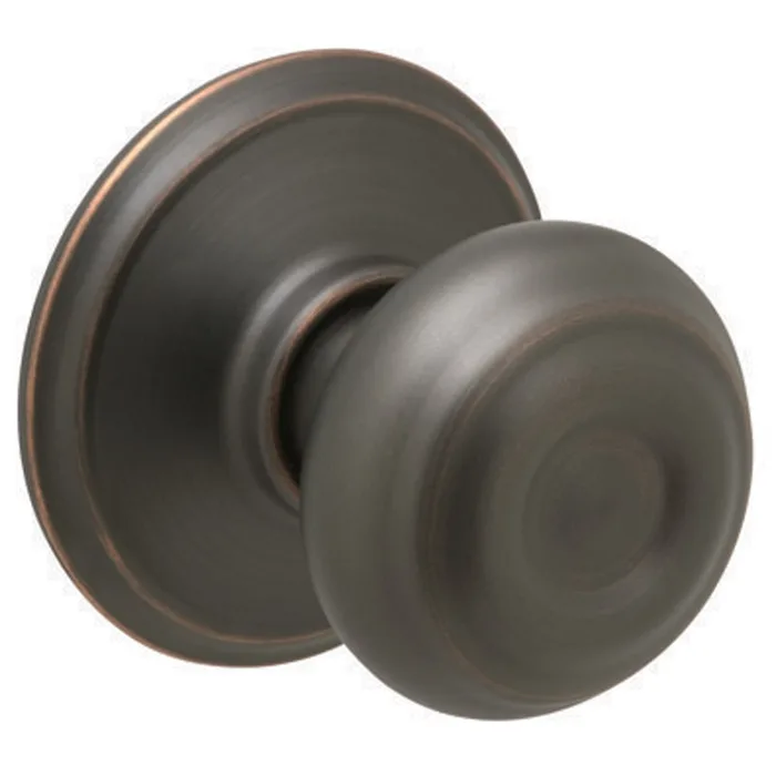 Schlage Georgian Aged Bronze Dummy Knob
