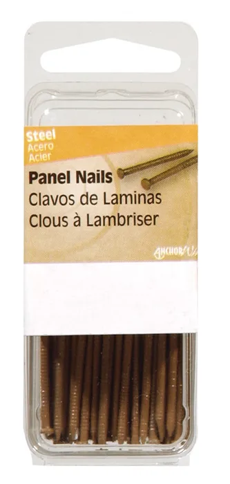 HILLMAN 1 in. Panel Steel Nail Large Head (Pack of 6)