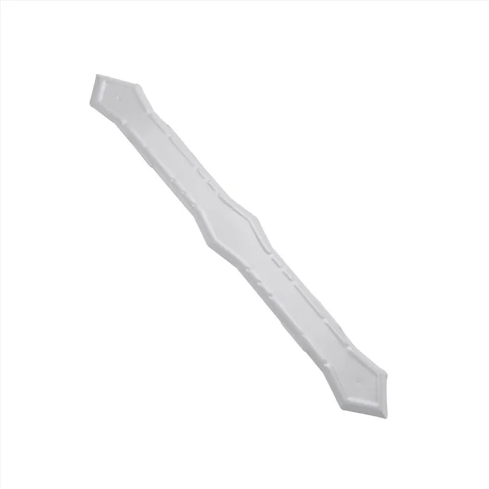 Amerimax 0.25 in. H X 2 in. W X 13.5 in. L White Aluminum K Downspout Strap (Pack of 50)