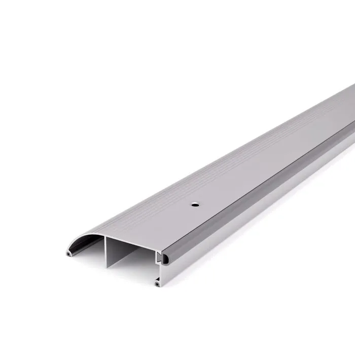 M-D Building Products 1 in. H X 3.38 in. W X 72 in. L Aluminum/Vinyl High Bumper Threshold Silver