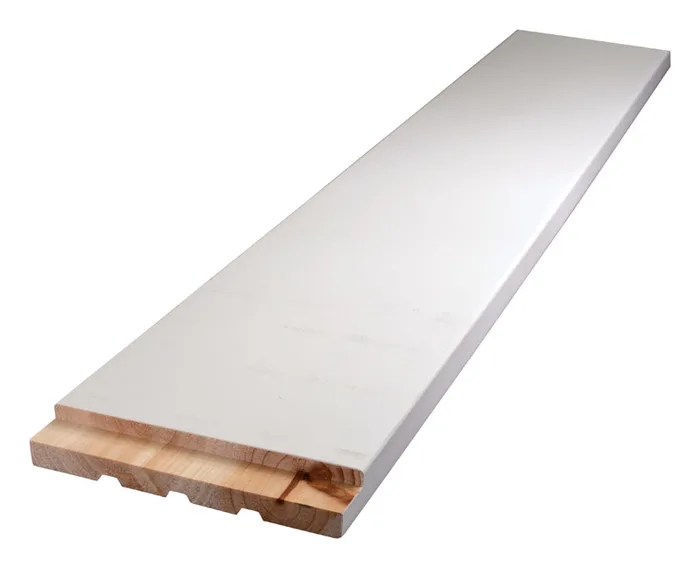 Alexandria Moulding 11/16 in. H X 9/16 in. W X 7 ft. L Prefinished White Pine Molding (Pack of 2)