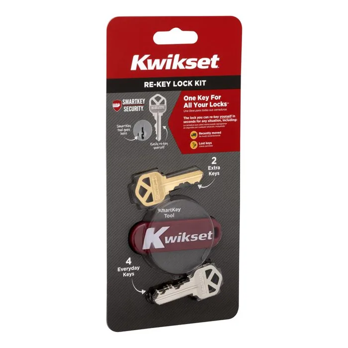 Kwikset Metal Smart Key Re-Key Kit 1 pk