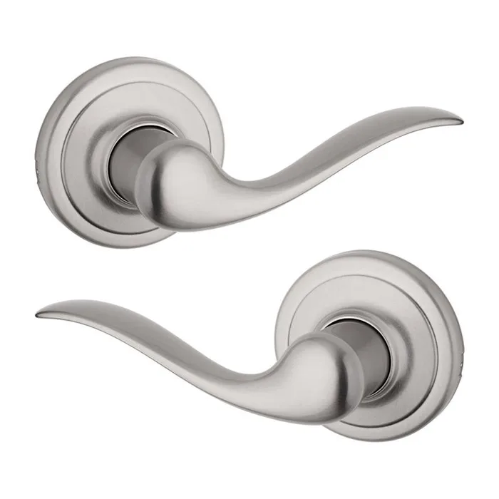 Kwikset Tustin Satin Nickel Passage Lever 1-3/4 in.