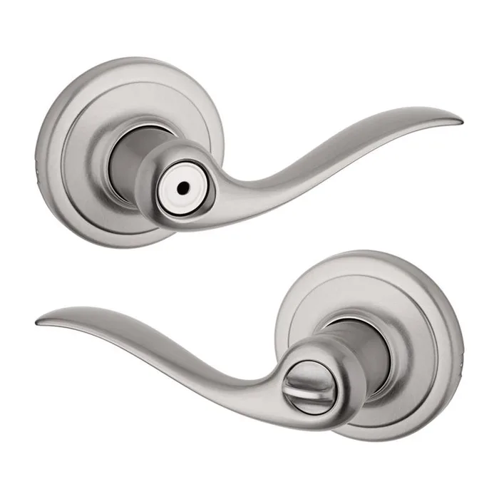 Kwikset Tustin Satin Nickel Privacy Lockset 1-3/4 in.