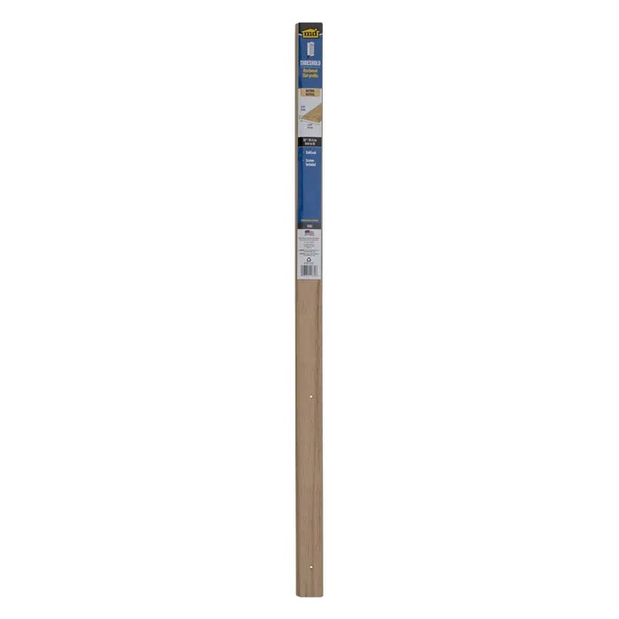 M-D Building Products 0.3125 in. H X 1.75 in. W X 36 in. L Natural Hardwood Flat Top Threshold Natur
