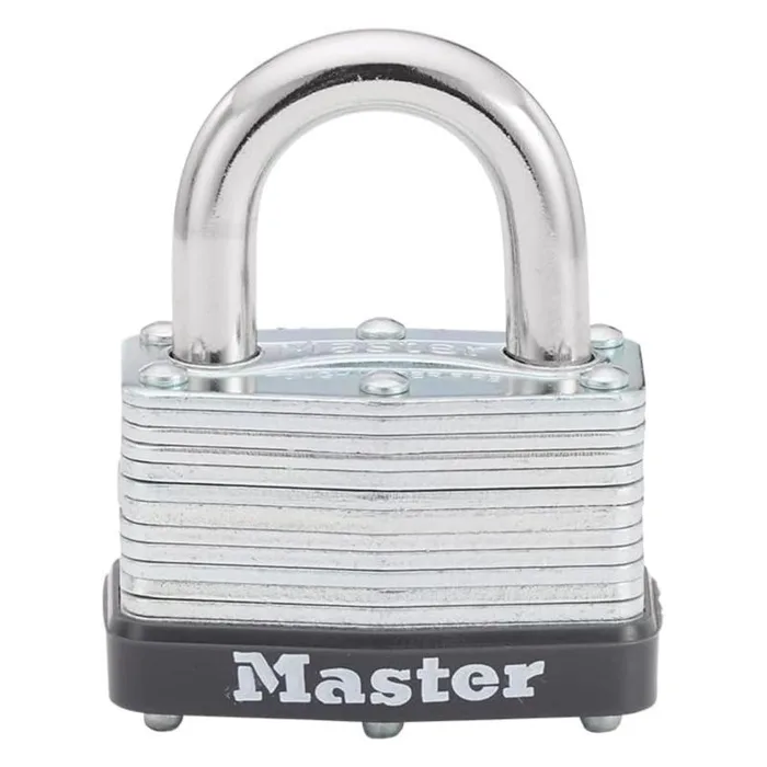 Master Lock 1-1/16 in. H X 1-3/4 in. W X 1-3/4 in. L Laminated Steel Breakaway Warded Padlock (Pack of 12)
