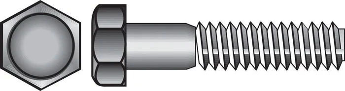 HILLMAN 3/8 in. D X 8 in. L Hot Dipped Galvanized Steel Hex Bolt 1 pk