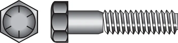 HILLMAN 1/2 in. D X 3 in. L Heat Treated Steel Hex Head Cap Screw 50 pk