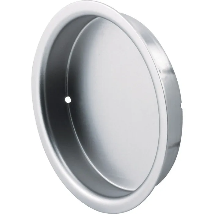 Prime-Line 2.13 in. L Satin Nickel Silver Steel Flush Mortise Finger Pull