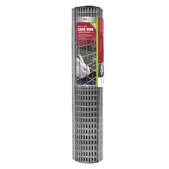 YardGard 30 in. H X 10 ft. L Galvanized Steel Welded 1/2 x 1 in.