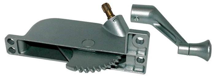Barton Kramer Silver Zinc Right Awning Window Operator For Orgron/Yale Windows