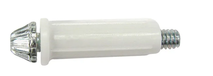 Barton Kramer White Steel Bracket 0.5 in. L X 2 in. H 1 pk