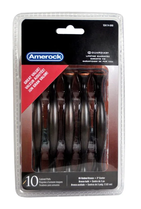 Amerock Allison Traditional Arch Cabinet Pull 3 in. Oil Rubbed Bronze Brown 10 pk